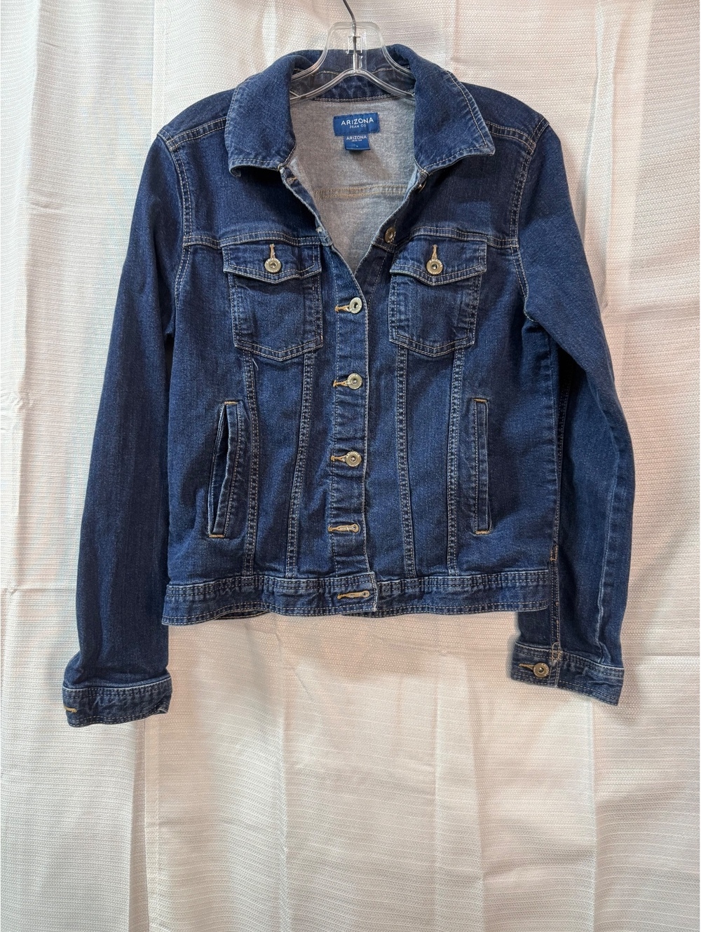Arizona Jean Co Women's Classic Denim Jacket Large
